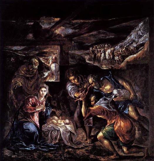 GRECO, El The Adoration of the Shepherds